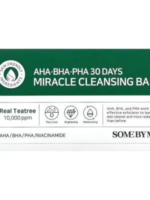 Some By Mi AHA BHA PHA 30 Days Miracle Cleansing Bar - čistící mýdlo na obličej s přírodními kyselinami Výprodej