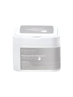 Bezpečná Platba Mary&May NIaciamide Vitamin C brightening mask - rozjasňující pleťová maska s vitamínem C