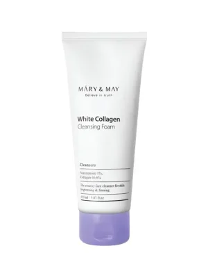 Mary&May White Collagen cleansing foam -rozjasňující, čistící krémová pěna s Kolagenem Speciální Cena