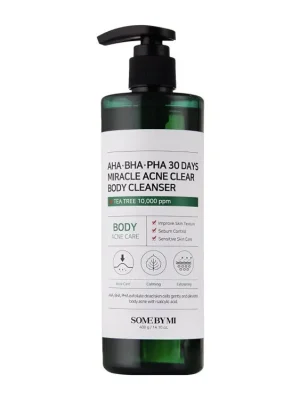 Some By Mi AHA BHA PHA 30 Days Miracle Acne Clear Body Cleanser -sprchový gel s kyselinami pro problematickou pokožku Výhodná Nabídka