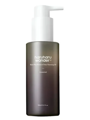 Haruharu Wonder Black Rice Moisture Deep Cleansing Oil Unscented - čistící olej bez parfemace pro citlivou pleť Nejprodávanější