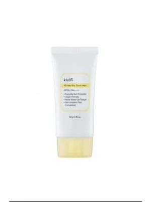 Dear Klairs All-day Airy Sunscreen SPF50+ PA++++ - ochranný pleťový krém SPF50+ PA++++ Must-Have