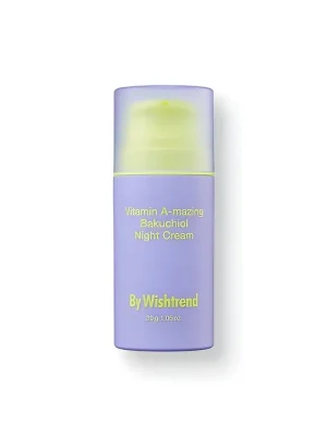 Zlevněný by Wishtrend Vitamin A-mazing Bakuchiol Night cream - vyživující noční krém s Bakuchiolem
