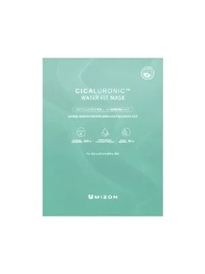 Mizon Cicaluronic Water Fit mask - zklidňující, hydratační pleťová maska s Pupečníkem Asijským Ověřený