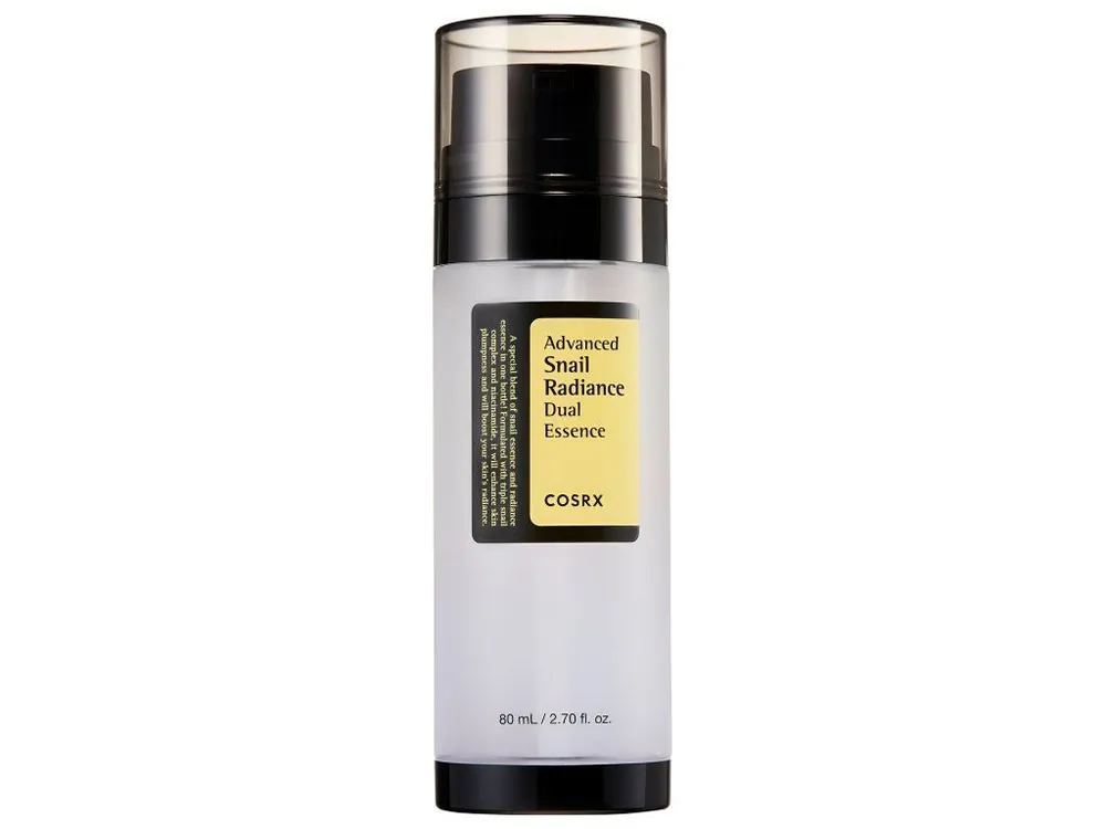 Doprava Zdarma COSRX Advanced Snail Radiance Dual Essence - zklidňující pleťová essence s obsahem hlemýždího filtrátu