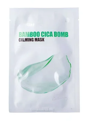 Sleva Medi-Peel Bamboo Cica Bomb Calming mask - zklidňující plátýnková maska s Pupečníkem Asijským