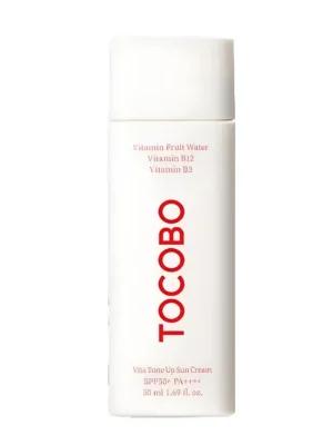 Vrácení Zdarma TOCOBO Vita Tone Up Sun Cream SPF50+PA++++ - tónovací krém s vitamíny a ochranným faktorem