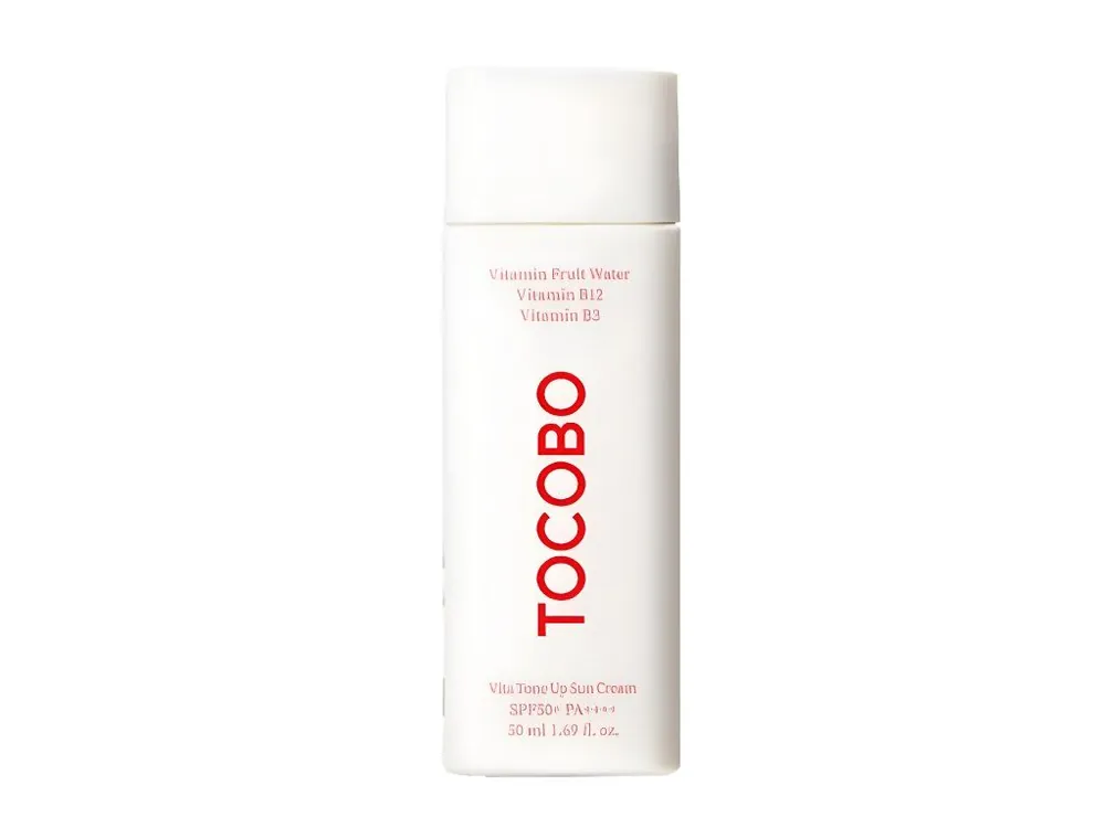 Vrácení Zdarma TOCOBO Vita Tone Up Sun Cream SPF50+PA++++ - tónovací krém s vitamíny a ochranným faktorem