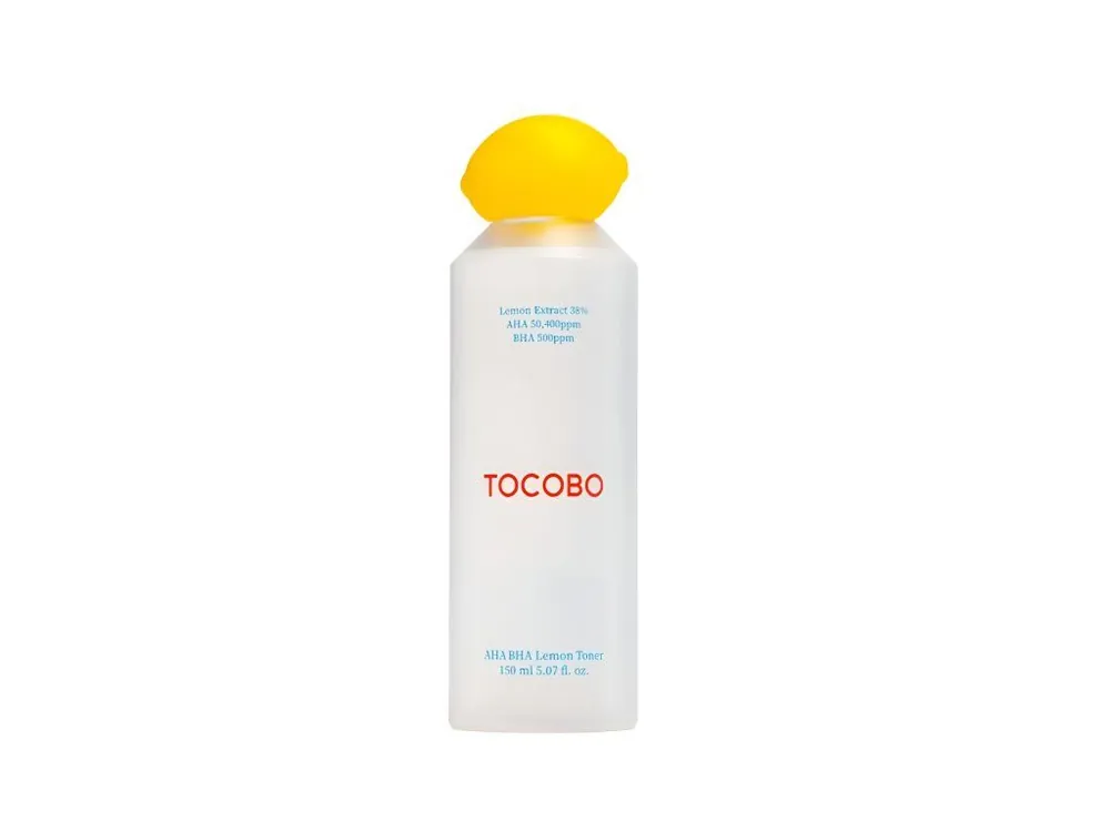 TOCOBO AHA BHA Lemon Toner - exfoliační pleťové tonikum s extraktem z citronu a kyselinami Akční Cena