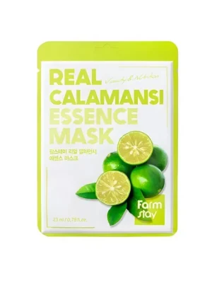 Farm Stay Real Calamansi Essence mask - posilující pleťová maska s vitamíny Top Prodej