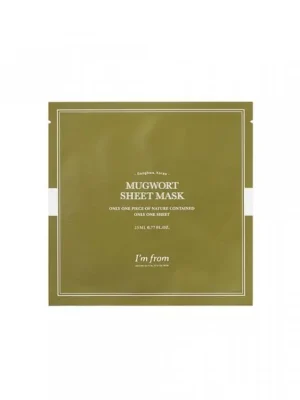 Výhodná Nabídka I´m From Mugwort sheet mask - zklidňující pleťová maska s Pelyňkem