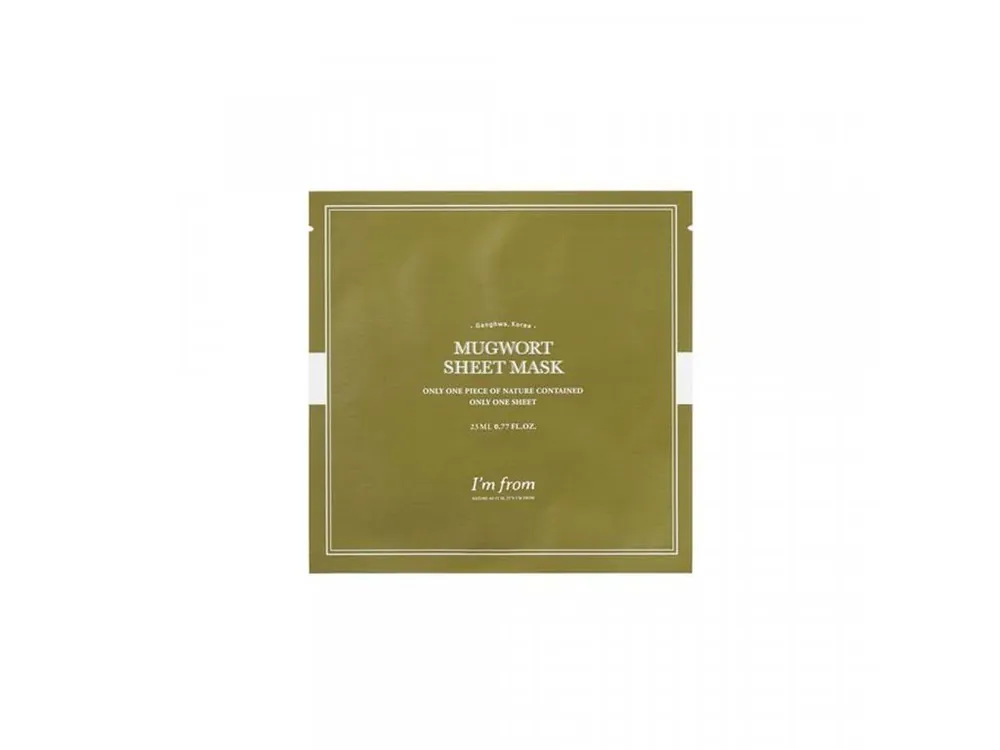 Výhodná Nabídka I´m From Mugwort sheet mask - zklidňující pleťová maska s Pelyňkem
