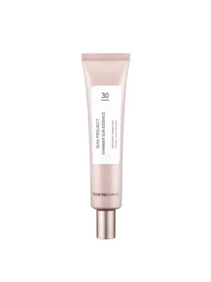 Ihned K Objednání Thank You Farmer Shimmer Sun Essence SPF30/PA++ - rozjasňující pleťová essence s ochranným faktorem