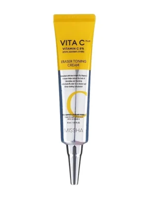 Missha Vita C Plus Eraser Toning cream - pleťový krém s vitamínem C pro rozjasnění pleti Rychlé Dodání