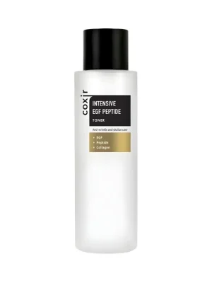 Autentický Coxir Intensive EGF Peptide toner - pleťové tonikum s protivráskovým účinkem s Peptidy a Kolagenem