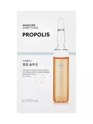 Missha Mascure sheet mask Propolis - vyživující plátýnková maska s Propolisem Nejlepší Volba