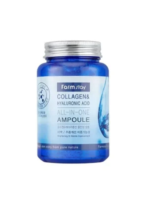 Farm Stay All in one Collagen and Hyaluronic acid ampoule - hydratační ampoule s Kyselinou Hyaluronovou a Kolagenem Poslední Šance