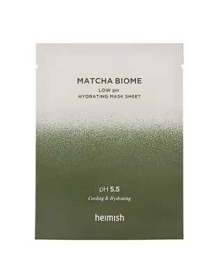 Heimish Matcha Biome Low pH Hydrating mask sheet - hydratační pleťová maska s Probiotiky a Matchou Kup Teď