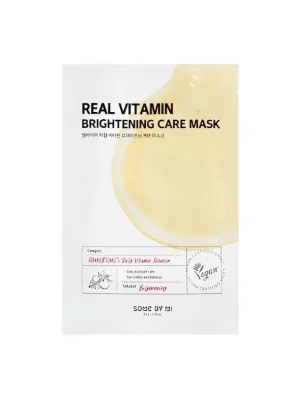 Some By Mi Real Vitamin Brightening care mask - rozjasňující pleťová maska s vitamínem C Nová Kolekce