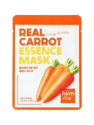 Časově Omezené Real Carrot essencemask - hydratační, vyživující pleťová maska s extraktem z mrkve