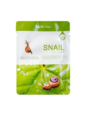 Ihned K Objednání Farm Stay Visible Difference mask sheet Snail - revitalizační pleťová maska se šnečím Mucinem