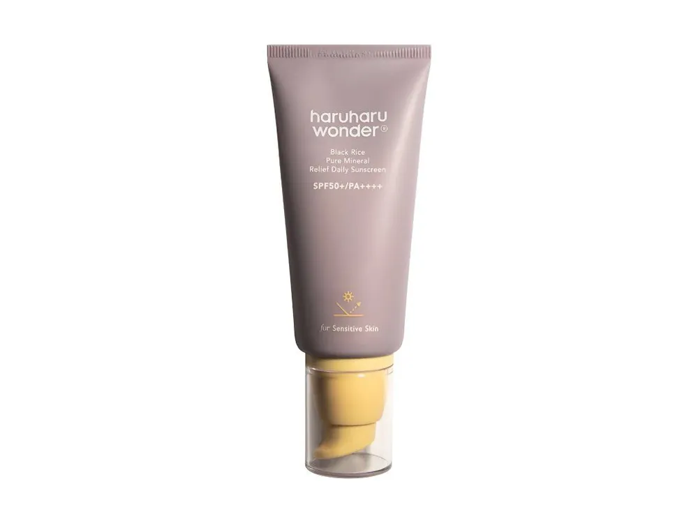 Autentický Haruharu Wonder Black rice Pure mineral Relief daily sunscreen SPF50+/PA++++ Unscented - lehký opalovací krém s minerálními filtry
