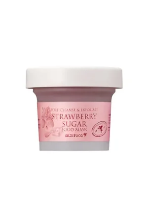 Skinfood Food Mask Strawberry sugar - hydratační pleťová maska s peelingovým efektem s extraktem z jahod Tovární Cena