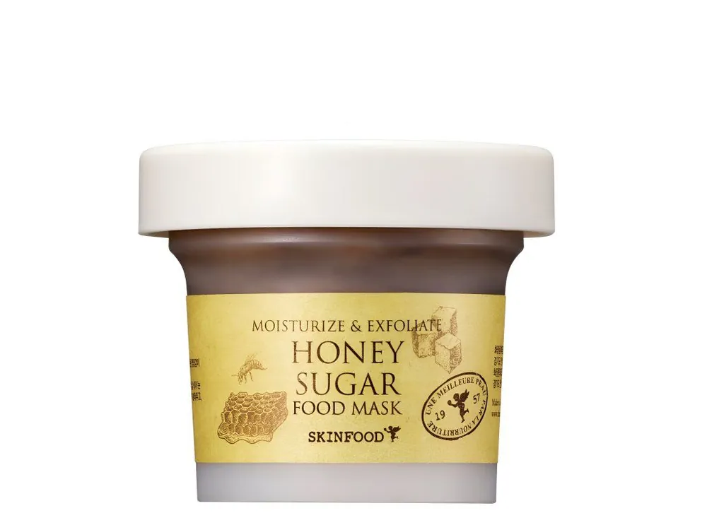 Speciální Cena Skinfood Food Mask Honey sugar - hydratační pleťová maska s exfoliačním účinkem a výtažkem z Medu