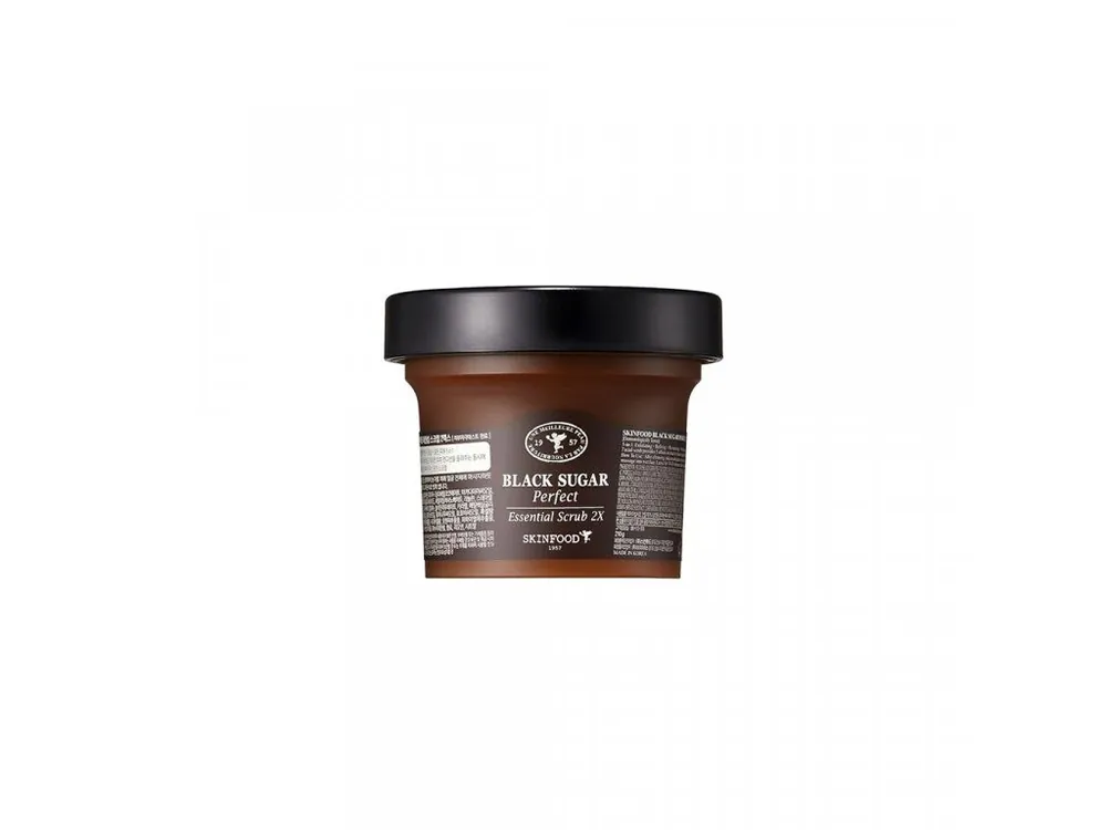 Doprava Zdarma Skinfood Black Sugar Perfect Essential scrub 2x - pleťový peeling s černým cukrem