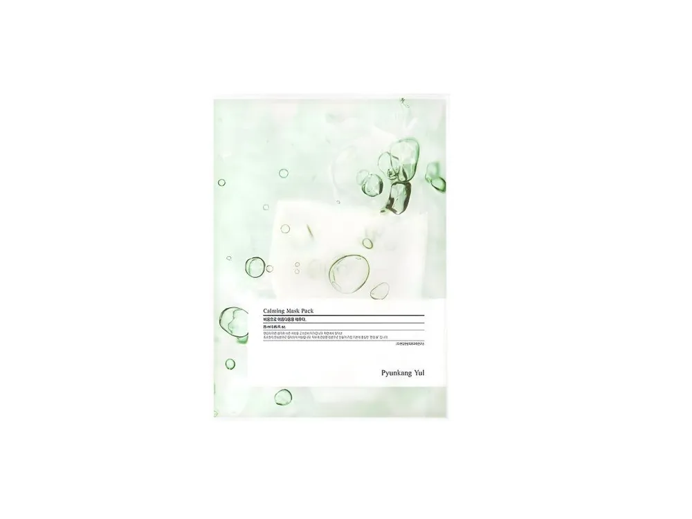 Pyunkang Yul Calming Mask pack - zklidňující plátýnková maska s Pupečníkem Asijským Finální Výprodej