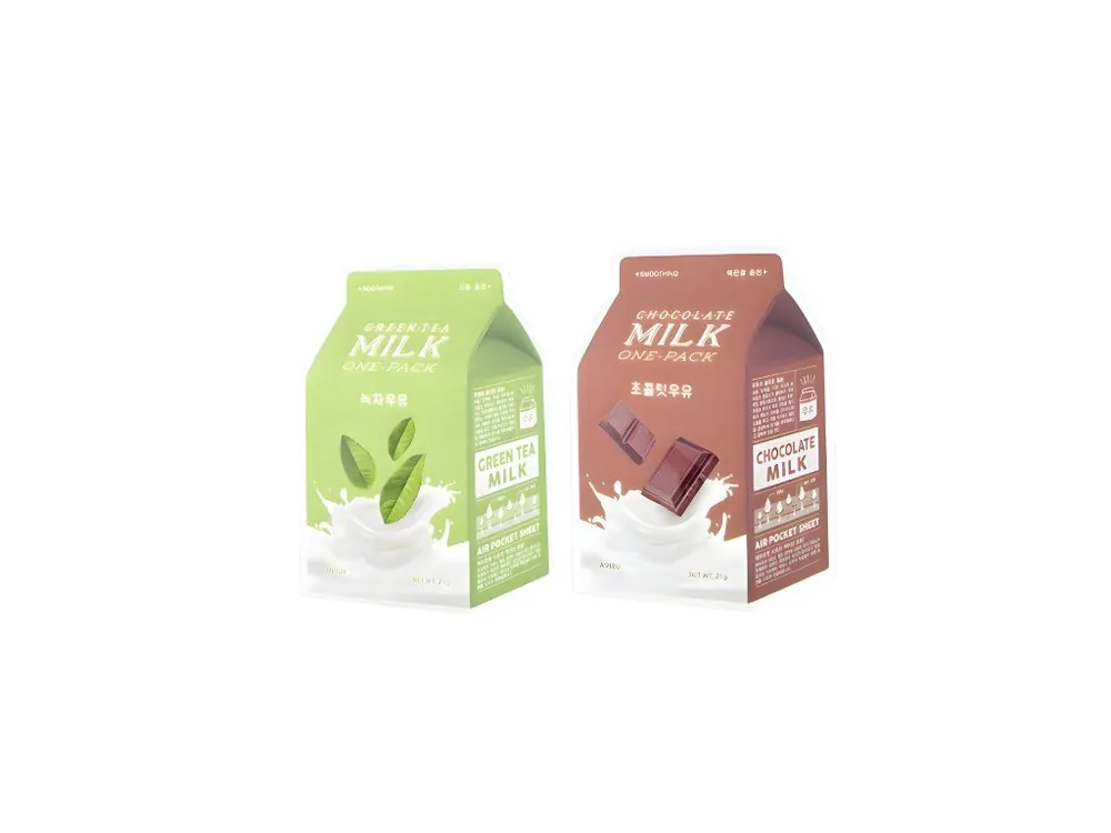 A´pieu Milk One pack face mask - plátýnková pleťová maska Levný