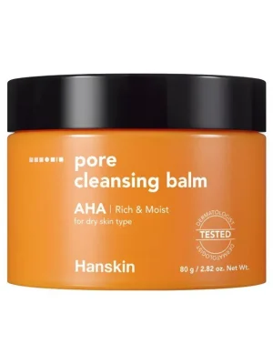 Hanskin Pore cleansing balm AHA Rich and Moist - čistící balzám pro suchou pleť Pouze Dnes