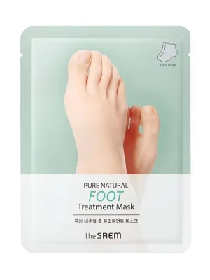Cenová Bomba The Saem Pure Natural Foot Treatment mask - hydratační maska na nohy