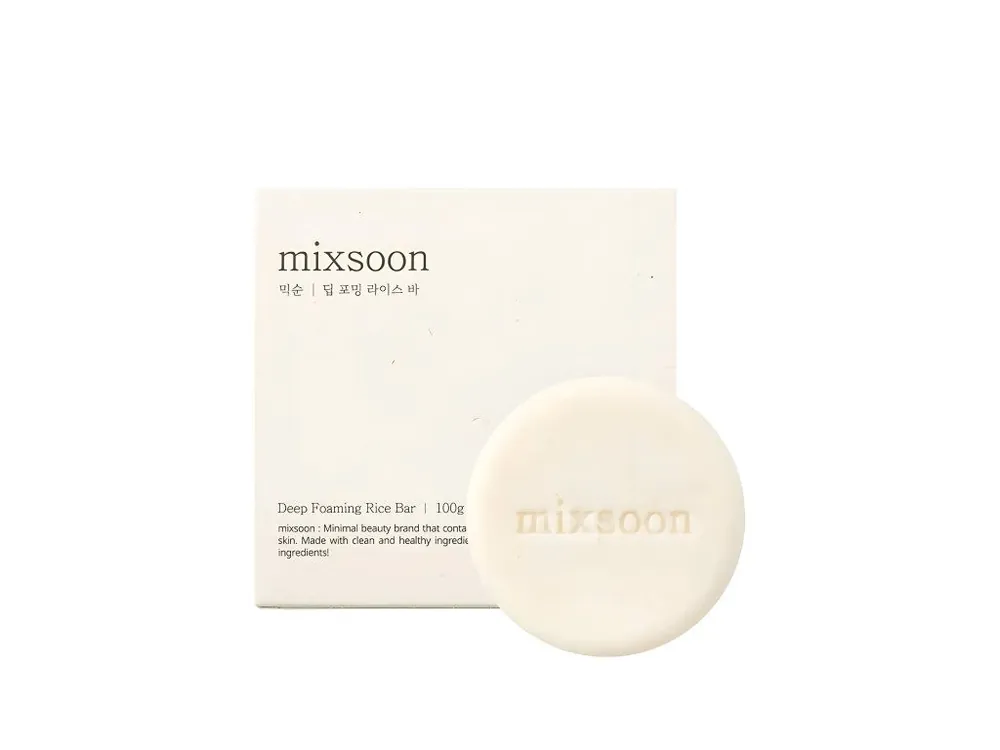 Finální Výprodej Mixsoon Deep Foaming Rice Bar - tuhé mýdlo s extraktem z rýže