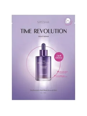 Missha Time Revolution Night Repair Ampoule mask - plátýnková maska s Anti-aging účinkem Oblíbený