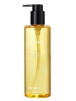 Hanskin Pore Cleansing Oil PHA - čistící olej pro citlivou pleť Novinka