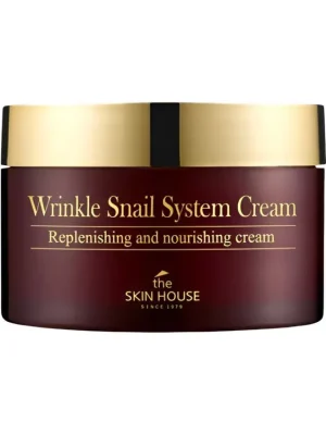 the Skin House Wrinkle Snail System Cream - regenerační pleťový krém se šnečím mucinem Akční Cena