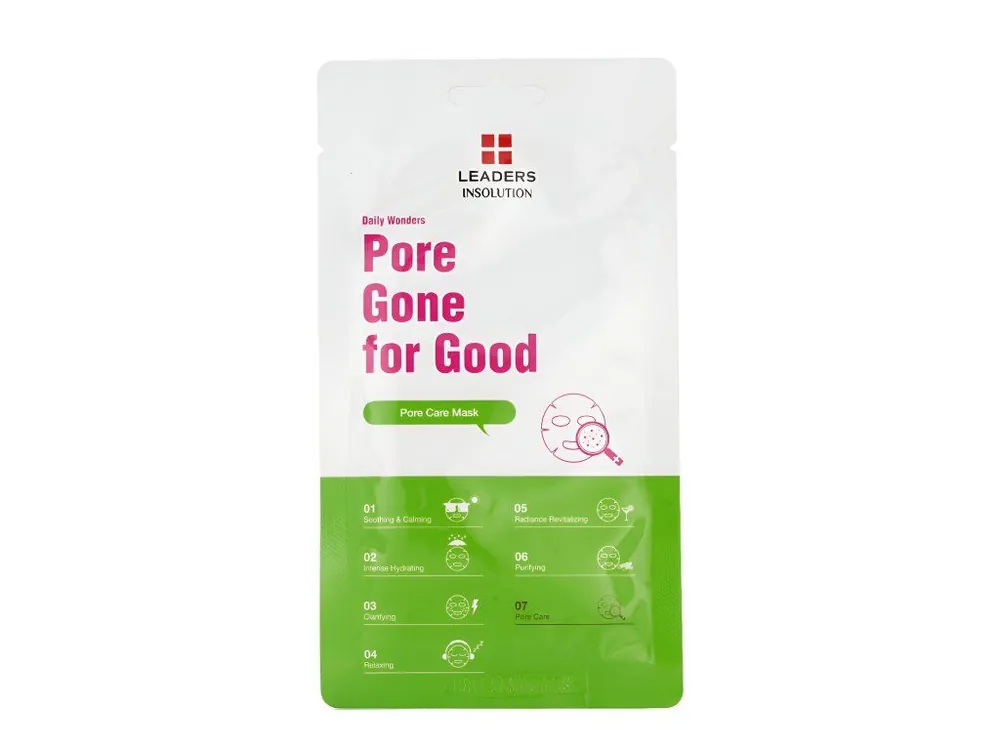 Leaders Insolution Pore Gone For Good pore care mask - pleťová maska regulující tvorbu kožního mazu Ověřený