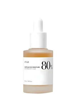 ANUA Heartleaf 80 Moisture Soothing ampoule - zklidňující pleťová ampoule Nízká Cena