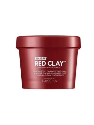 Ihned K Objednání Missha Amazon Red Clay Pore mask - jílová čistící maska ke stažení pórů