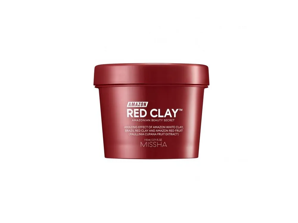 Ihned K Objednání Missha Amazon Red Clay Pore mask - jílová čistící maska ke stažení pórů