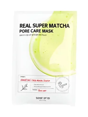 Some By Mi Real Super Matcha Pore Care Mask - plátýnková maska stahující rozšířené póry Novinka