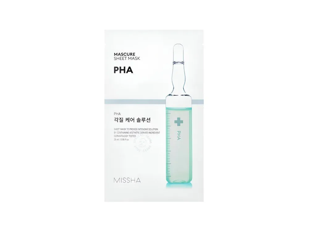 Missha Mascure sheet mask PHA - plátýnková maska s exfoliačním efektem Top Prodej