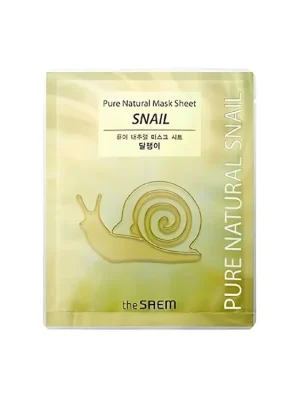Akční Cena The Saem Pure Natural Mask Sheet Snail - regenerační pleťová maska se šnečím Mucinem