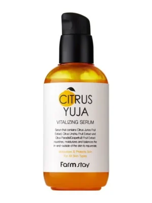 Farm Stay Citrus Yuja Vitalizing serum - rozjasňující pleťové sérum s extraktem z ovoce Yuzu Bezpečná Platba