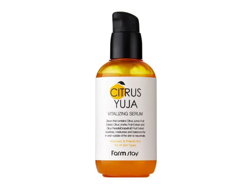 Farm Stay Citrus Yuja Vitalizing serum - rozjasňující pleťové sérum s extraktem z ovoce Yuzu Bezpečná Platba