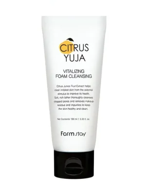 Farm Stay Citrus Yuja Vitalizing Foam Cleansing - hydratační čistící pěna s vitamínem C Cenová Bomba