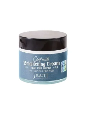 Jigott Brightening Cream Goat milk - rozjasňující pleťový krém s kozím mlékem Výprodej