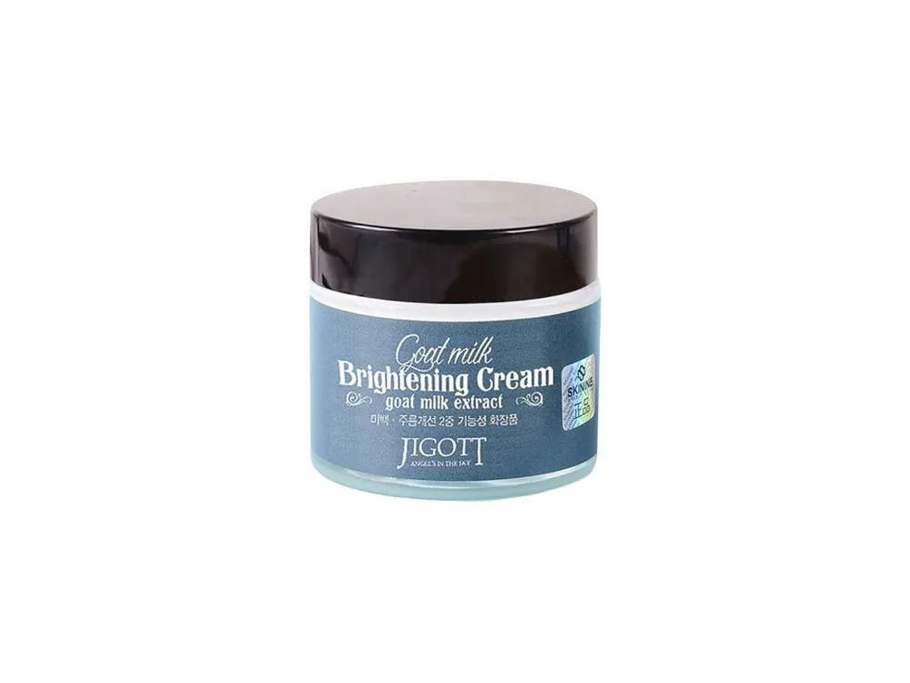 Jigott Brightening Cream Goat milk - rozjasňující pleťový krém s kozím mlékem Výprodej