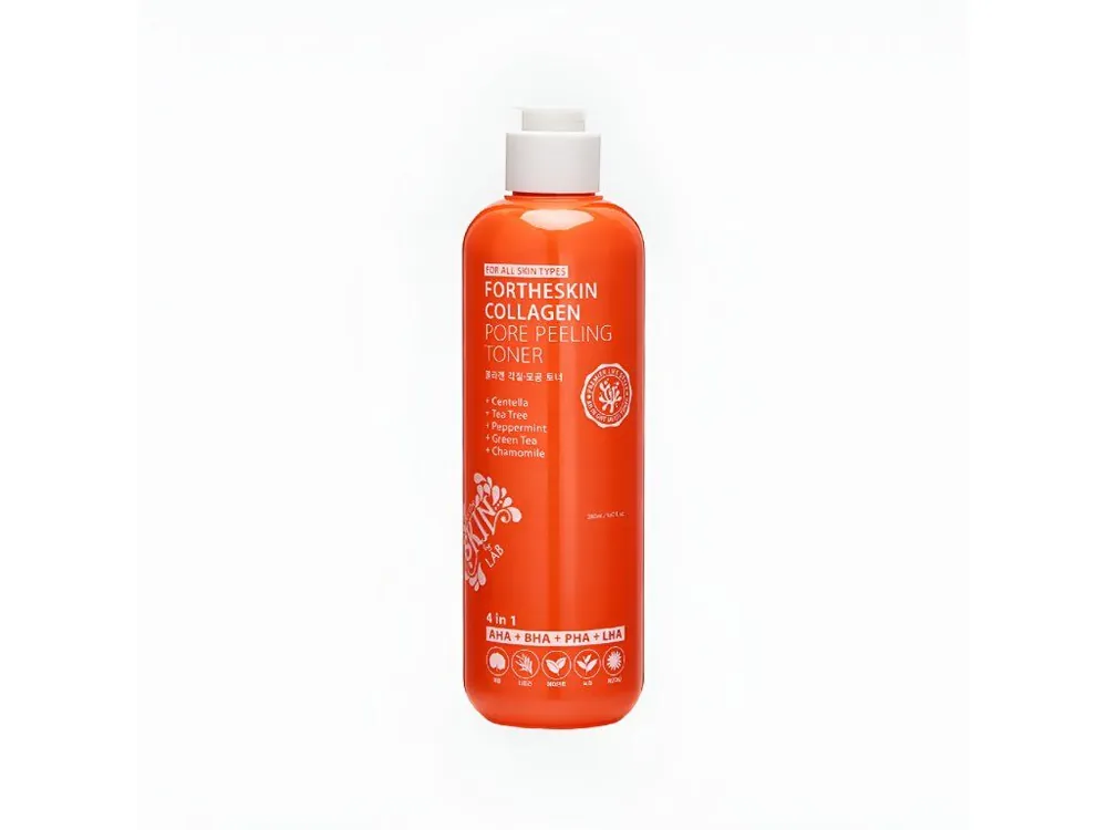 For the Skin by Lab Collagen Pore Peeling toner - peelingové tonikum s Kolagenem Výprodej